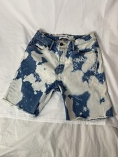 abercrombie kids girls bleached jean shorts 15/16