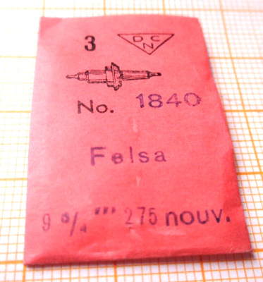 Vintage Watch Parts 3 Unruhwellen Felsa 9 3/4``` 275 nouv. neuwertig DCN 1840