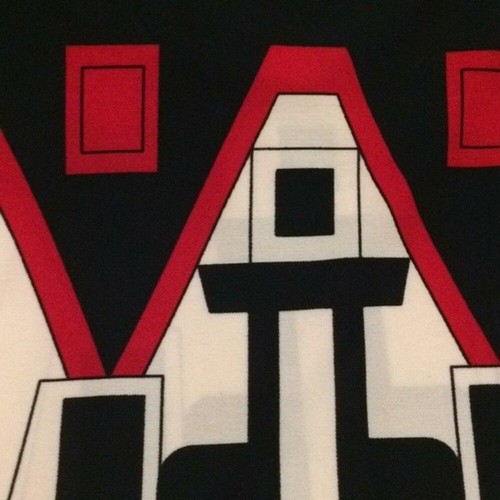 TIBI Tribal Shift Dress Womens Size Small Red Black Geometric - Picture 11 of 13