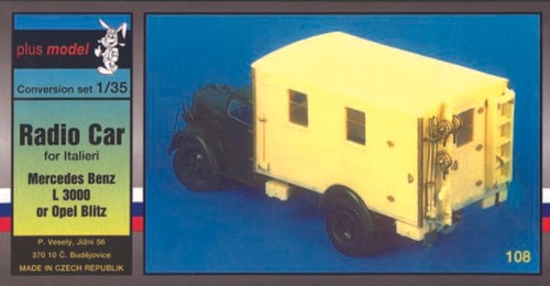 Plus Model 108 - 1:35 Detailsets Opel Blitz Funkwagen Umbausatz for Italeri - 第 1/1 張圖片
