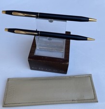 CROSS CLASSIC CENTURY, BLACK MATTE AND GOLD FINISH, PEN AND PENCIL SET