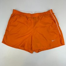 Vintage 90's Nike Womens Size L 14 Short Running Shorts 3.5" Ins Orange Read