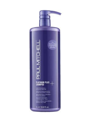 Paul Mitchell Platinum Plus Shampoo/Medium Dark Highlighted Blondes 33.8 oz
