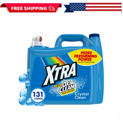 #ad 1 Pack Xtra Plus OxiClean 131 Loads Liquid Laundry Detergent 203.1 FL oz $11.99