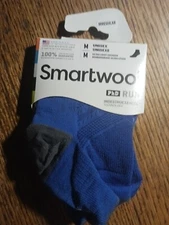 Smartwool socks men's Ultralight medium M merino wool lowcut running run Blue