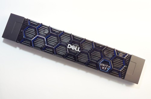Faceplate/Bezel For Dell 2U G3 Unity XT Oberon 25dr Bezel 100-566-811-00 No Keys - Picture 2 of 7
