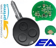 CHIAVE TELECOMANDO PER SMART 450 3 TASTI COMPLETO CHIP SCHEDA ELETTRONICA IEA*