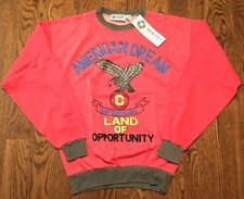 Costume Halloween Vintage Cuccini Felpa Sportiva XL Turbo Abbigliamento Sportivo Anni 80