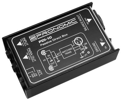 Unverzichtbar! Passive DI-Box f. Signalumwandlung E-Gitarre Mischpult Klinke XLR