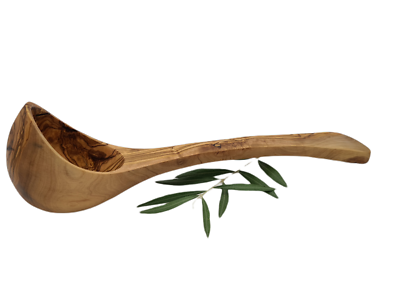 Louche en bois d'olivier (ref : 5302