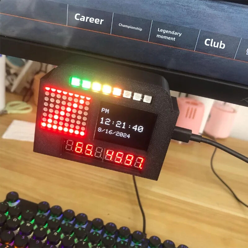 Car Racing Dashboard Sim Racing Speed Display For Logitech / SIMAGIC PC