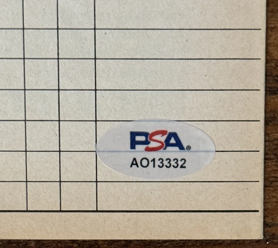 1969 Indy Indianapolis 500 Scoring Book SIGNED Mario Andretti Winner PSA DNA COA - Image 3 of 4