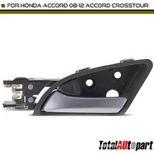 Silver & Brown Interior Door Handle for Honda Accord 08-12 Front or Rear Left