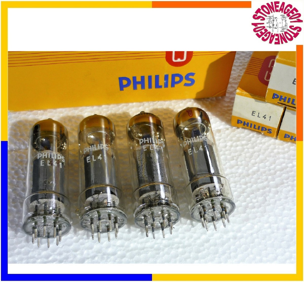 EL41 / 6CK5 tube, Philips, Miniwatt Dario, Mazda, NOS, NIB, 1pcs TESTED