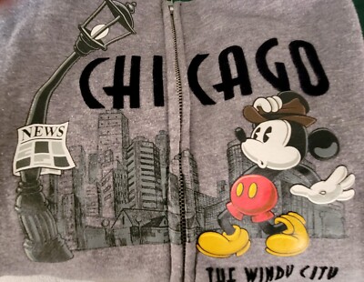 Disney Store Chicago The Windy City Hoodie Girl or Boy Size 9/10