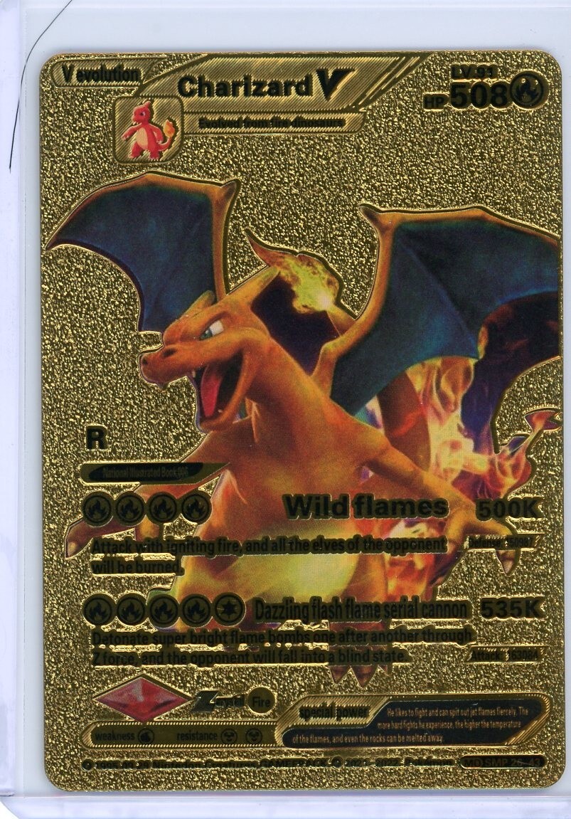 ポケモンカード リザードンV Charizard V ゴールド3枚セット ポケモンカード リザードンV Charizard V ゴールド3枚セット