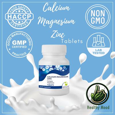 Calcium Magnesium Zink 60 Tabletten essentielle Mineralstoffe für die Knochengesundheit Immun Supp