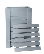 Wooden Baskets Dirty Clothes Laundry Storage Washing Box Bathroom Decor GREY