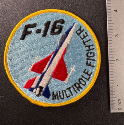 F119 Program Patch Vintage Authentic USAF - General Dynamics F-16 Multirole Fighter ...