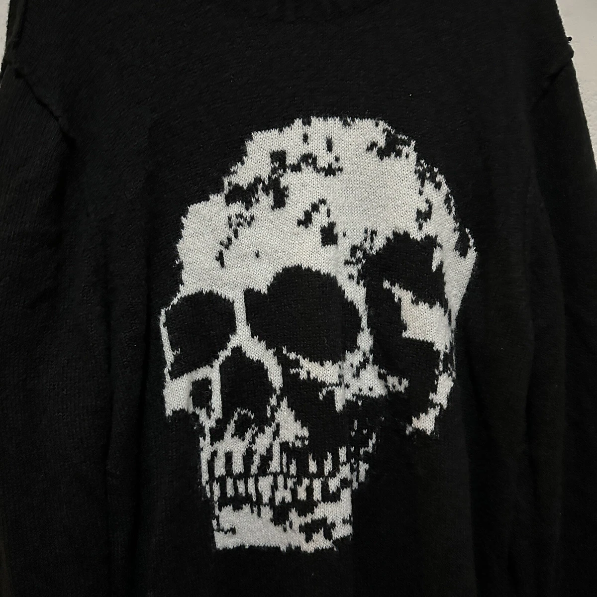 Divided HM Skull Sweater Size Large eBay