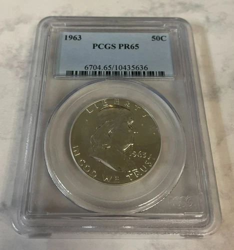 1963 Franklin Half Dollar PCGS PR65 #958