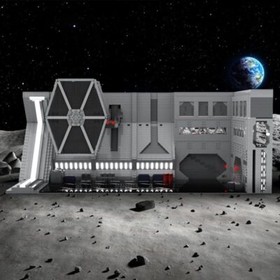MOC-153410 Sci-Fi Interstellar War Fighter Hangar Model 7805 Piece 