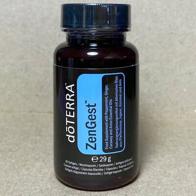Authentic Official doTERRA ZenGest Food Supplement 60 Softgels