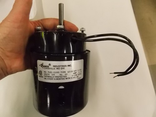 Motor Fasco 7121-5395 tipo U21B 1/15 HP 115 V 2,2 amperios H1 - Imagen 1 de 5