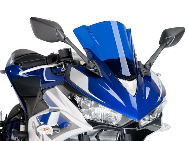 Puig Blue Z-Racing Screen Yamaha YZF R3 2015-2018