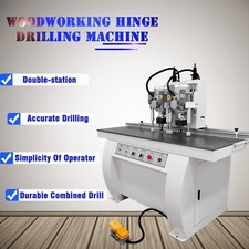 φ35mm+φ8mm Double Station Pneumatic Hinge Boring Insertion Machine 45-9.5 110V