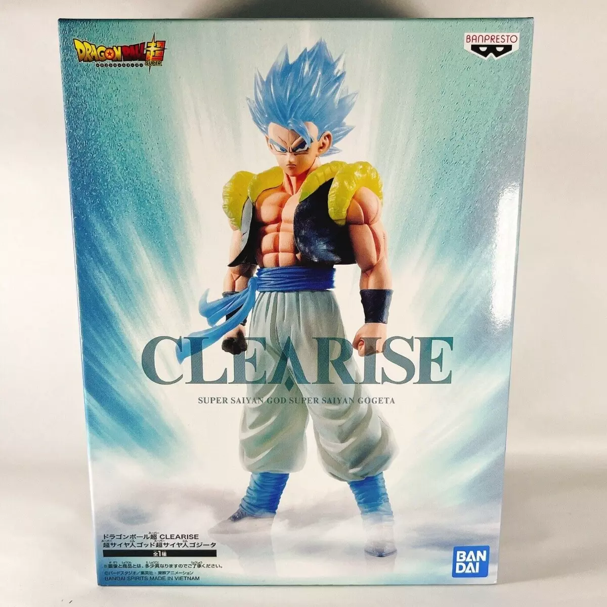 Banpresto Dragon Ball Super CLEARISE Super Saiyan GOD Super Saiyan GOGETA