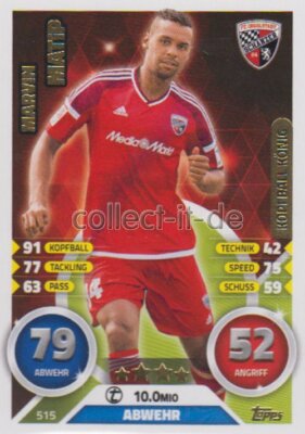 Match Attax Extra 16/17 2017 - 515 - Marvin Matip - Spezialist-Karte