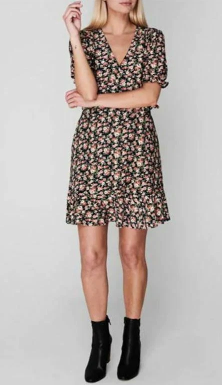 Oasis ditsy top tea dress