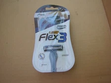 Bic Flex 3 Men's Disposable Shaving Razor, 3 Flexible Blades, 4 ct