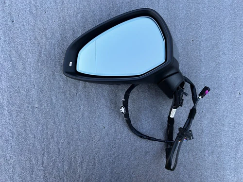 17-23 OEM AUDI A4 S4 B9 LEFT SIDE DOOR MIRROR DIM/BLIND SPOT/CAMERA LHD