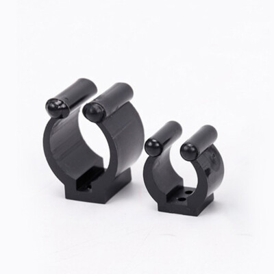 rubber clips to hold fishing rods 10PCS Wall-mounted Fishing Rod Holder Plastic Individual Pole Storage Clips