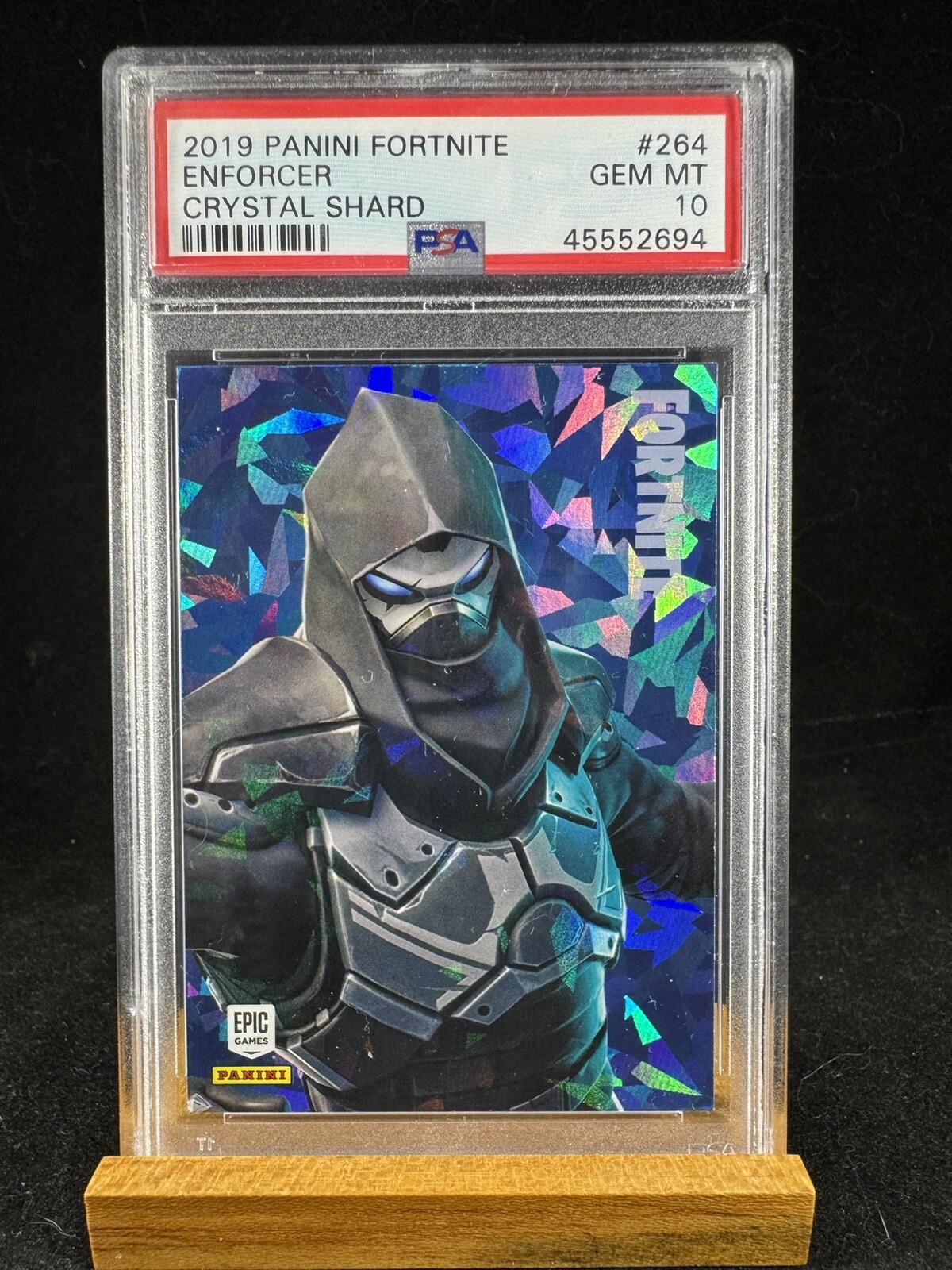 2019 USA Panini Fortnite Series 1 PSA 10 Enforcer #264 Crystal Shard Gem Mint 💎