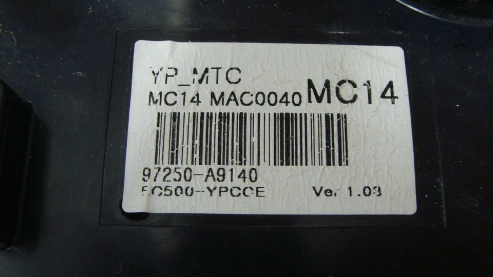 2016-2020 KIA SEDONA HEATER AC CLIMATE TEMPERATURE CONTROL MANUAL FRONT 17 18 19 - Image 3 of 4