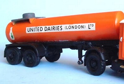 Chemical tanker trailer 1950 G63 UNPAINTED OO Scale Langley Models Kit 1/76