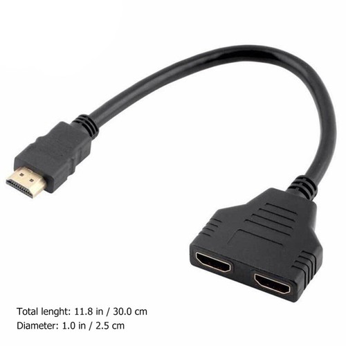 Video Splitter Adapter for LED Component Cable Male to Dual Female - Photo 6/12
