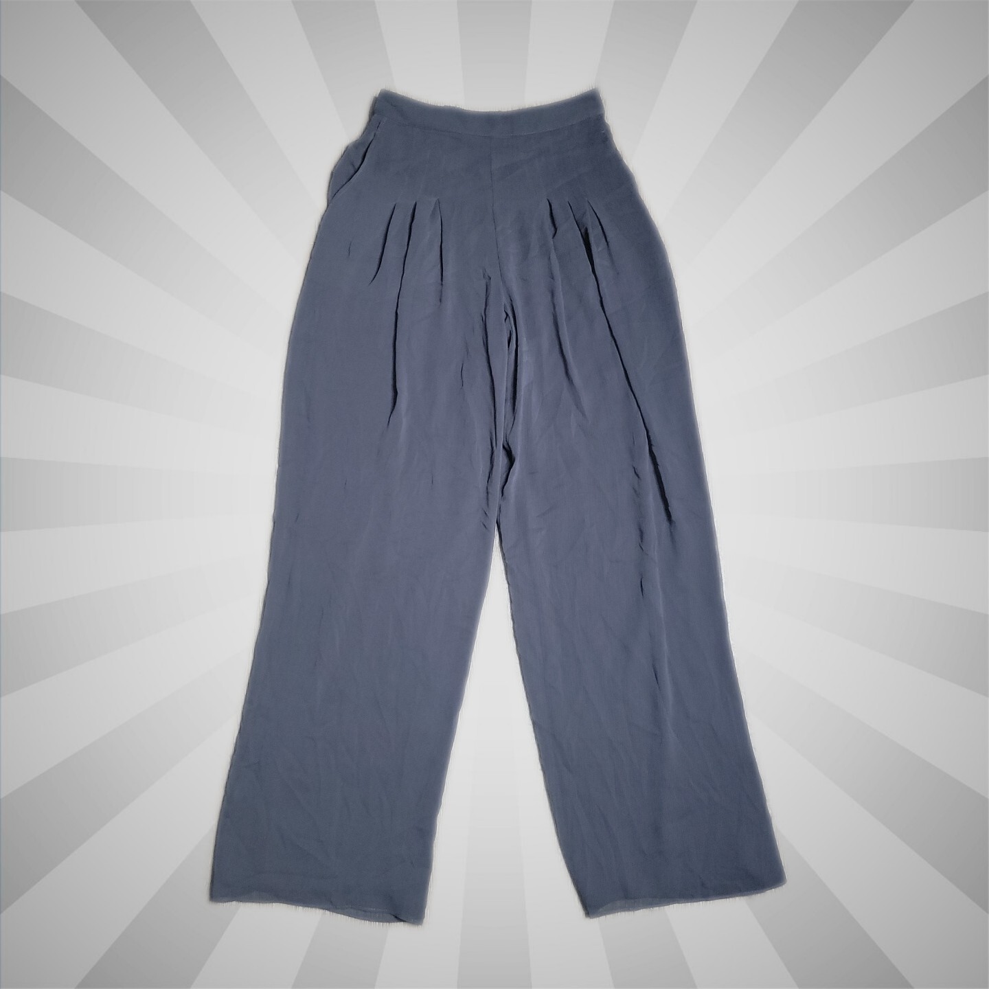 Soft Surroundings Stretchy Waist Palazzo Pants XS Tall Gray