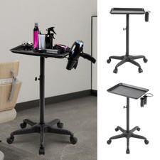 Hair Extension Salon Rolling Trolley Cart Equipment Station Adjustable Height UK