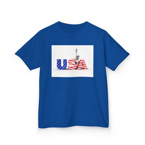 Patriotic Kids Tee, USA T-Shirt, Childrens Independence Day Shirt, 4th of July - Picture 48 of 93