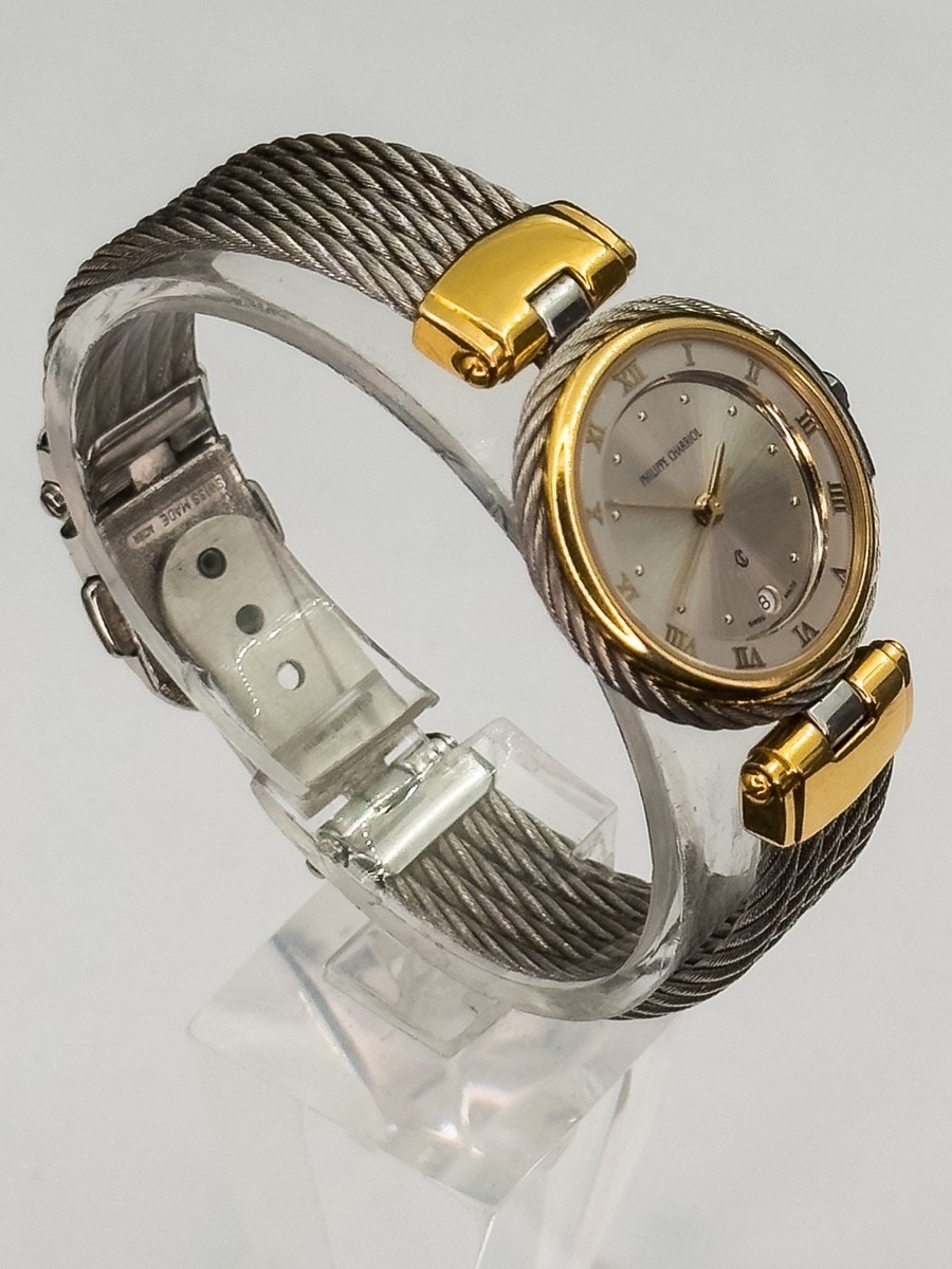 WOMAN'S PHILLIPE CHARRIOL 32mm STAINLESS STEEL CELTIC CABLE QUARTZ