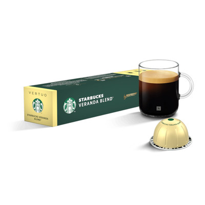 Starbucks Veranda Blend Nespresso VertuoLine Coffee Pods Light Blonde Roast