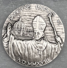 Moneta commemorativa proclamazione  Santo Papa  Paolo VI –   A.D. MMXXVII  2018