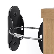 Anti Tip Furniture Anchors 6 Packs Furniture Anchors for Baby Proofing, Ear...