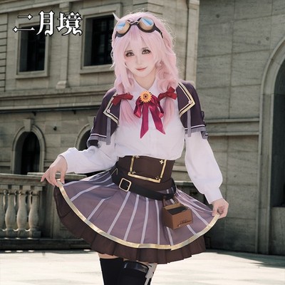 Virtual idol Ace Taffy Cosplay Costume JK Uniform Halloween Girls Outfits Dress