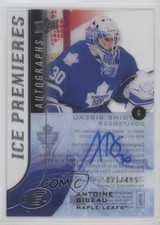 2015-16 Upper Deck Ice Premieres 21/499 Antoine Bibeau #IPA-AB Auto x4f