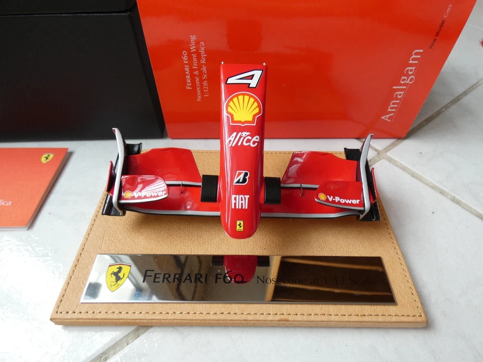 Ferrari F60 Nosecone Kimi Raikkönen #4 2009 Heckflosse 1/12 Amalgam F1 Formel 1 - Bild 2 von 4